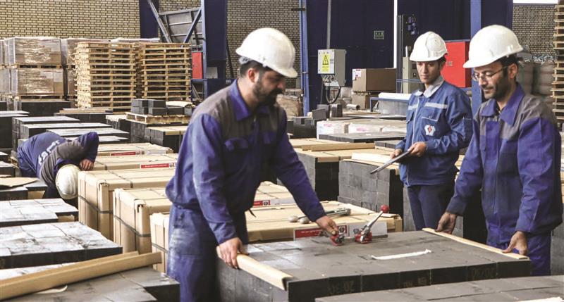 شكسته شدن ركورد تولید روزانه آجر نسوز در شركت صنایع نسوز توكا