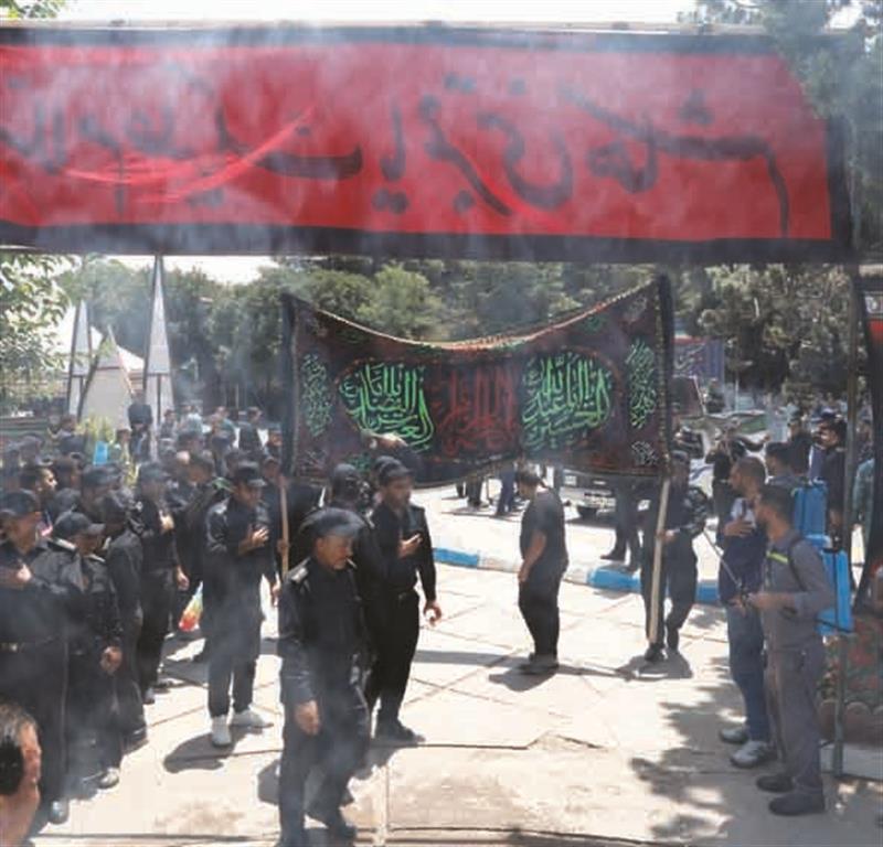 طنین ندای "لبیك یا حسین" در گروه فولاد مباركه