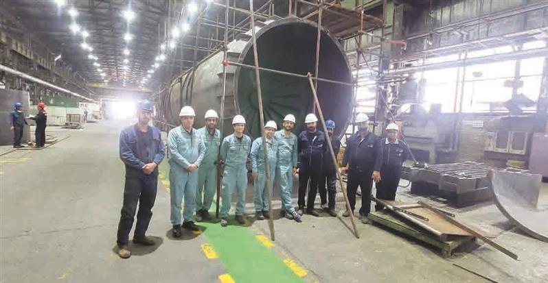 بومی‌سازی سیستم اگزوز دود «تاندم‌میل» نورد سرد در كارگاه اسكلت فلزی فولاد مباركه